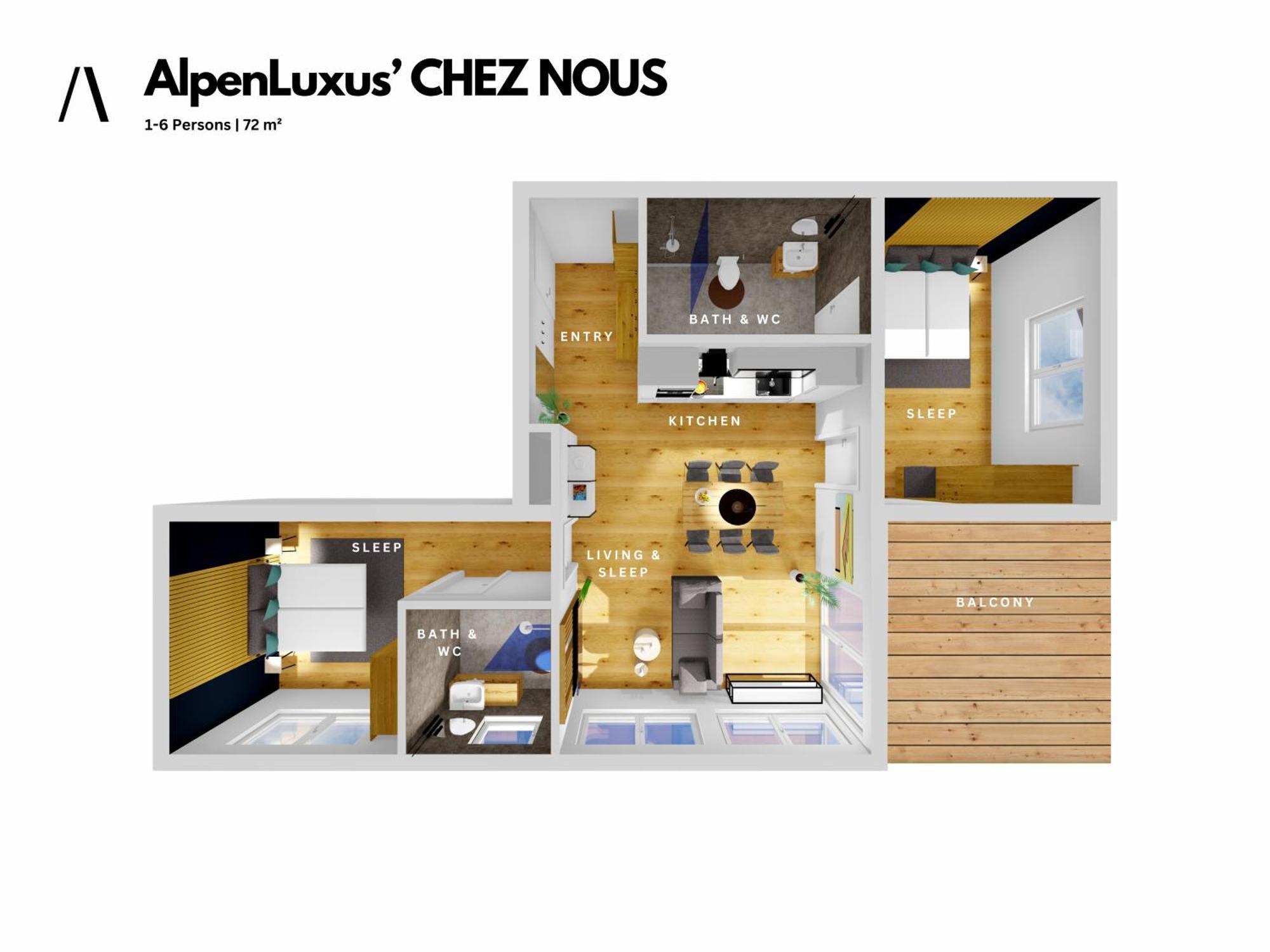 Chez Nous - Balcony Und Car Park By Alpenluxus Appartements フューゲン エクステリア 写真